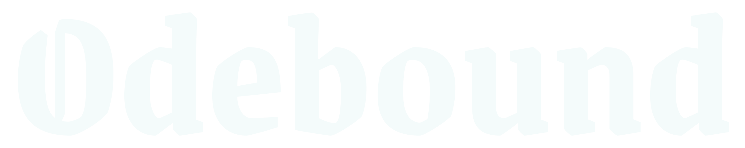 The word Odebound in pale blackletter capitals, for dark backgrounds